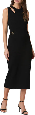 Womens Buckle Knit  Dress