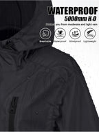 Lightweight Rain Jacket Women Packable Wind Breaker Light Rain Jacket Women Waterproof Travel Raincoat S-XXL