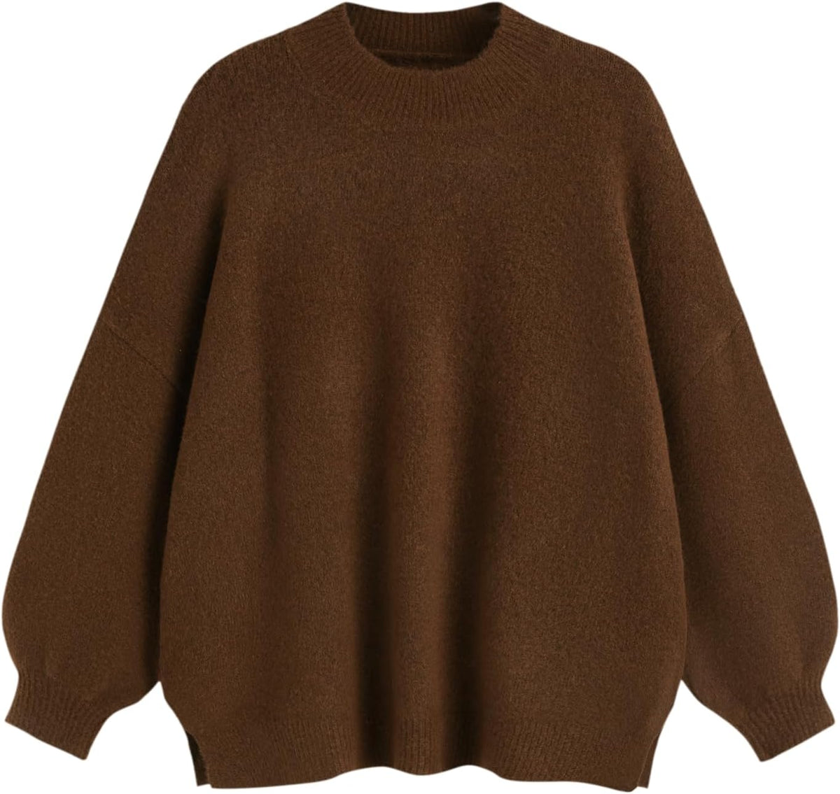 Womens Wool Blend Oversized Sweater Loose Fit Casual Cozy Sweaters