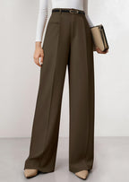 Womens Wide Leg Dress Pants 2026 Business Casual Flowy Work Palazzo Pants High Waisted Slacks Trousers