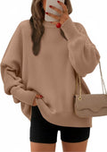Women's Oversized Sweaters  Fall Crewneck Batwing Sleeve Pullover Sweaters