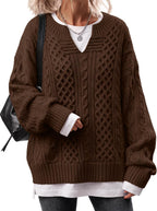 Oversized Cable Knit Sweaters for Women  Fall Outfits