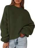 Women's Fall Oversized Sweaters Dressy Casual Long Sleeve Chunky Knit Winter Pullover Tops  Holiday Outfits